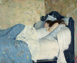In bed, 1878. Found in the collection of Galleria d'Arte Moderna, Firenze.