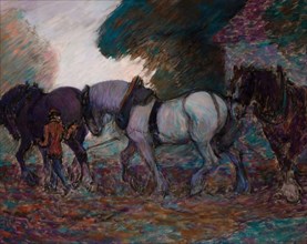 The Ploughing Team, Dawn, 1906.