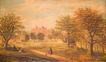Aston Hall from the West, 1800-1900.