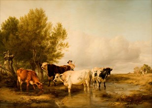Cattle in a Stream, 1841.