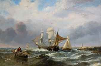 Vessels off the Dutch Coast, 1829-1860.