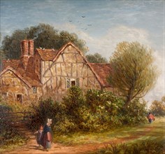 An English Cottage, 1880.