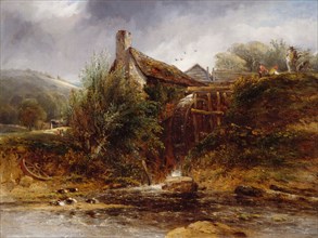 Old Water Mill, North Wales, 1830-1860.