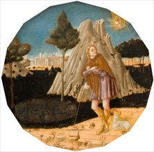 Angel Appearing to Joachim, 1500.