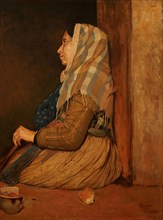 A Roman Beggar Woman, 1857.