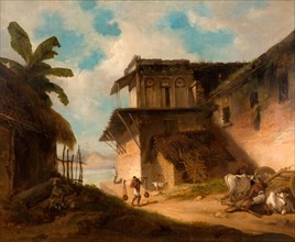 Bengal Village Scene, 1821.