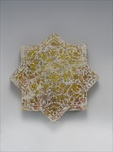Star-Shaped Tile, Spain, first half 15th century.