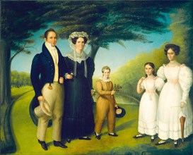 Dr. John Safford and Family, c. 1830.