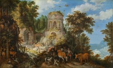 Landscape with the Flight into Egypt, 1624.