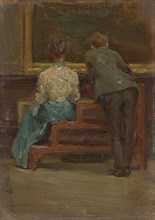 Charles Sheeler and Nina Allender, c. 1906.