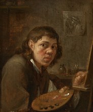 Self-Portrait in the Studio, c. 1645.