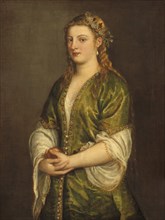 Woman Holding an Apple, c. 1550.