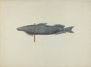 Fish Weather Vane, c. 1940.