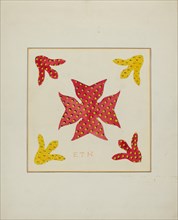 Pieced Autograph Quilt (1 Piece), c. 1936.
