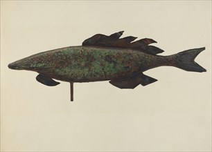 Fish Weather Vane, c. 1937.