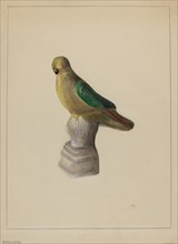 Chalkware Parrot, c. 1937.
