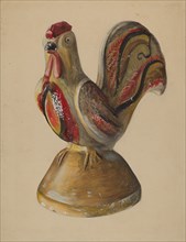 Chalkware Rooster, c. 1936.