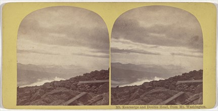 Mt. Kearsarge and Double Head, from Mt. Washington, c. 1860.