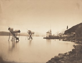 Pecheries at Kiretch-Bournou (Bosphore, Europe) (Fisheries at Kiretch-Bournou (Bosphorus, Europe)), 1854.