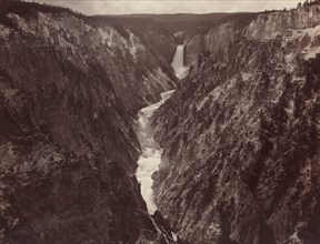 Grand Canyon of the Yellowstone and Falls, c. 1884.