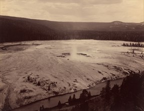Hell's Half Acre, Firehole River, 1884.