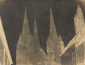 Study of the Spires of Lichfield Cathedral, 1845-1850.