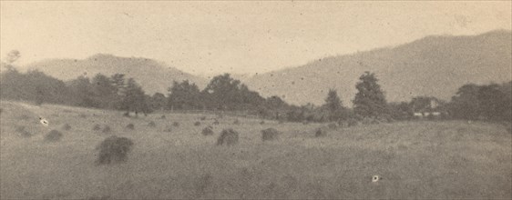 Landscape with trees and mountains, c. 1900.