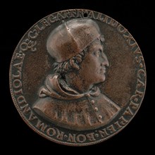 Francesco degli Alidosi, c. 1455-1511, Cardinal of Pavia 1505, Legate of Bologna and Romagna 1508 [obverse].