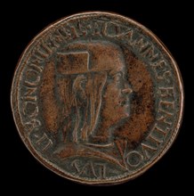 Giovanni II Bentivoglio, 1443-1509, Lord of Bologna 1462-1506 [obverse], 1494. Attributed to Francesco Francia.