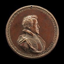 Jean de Saulx, 1555-1629, Viscount of Tavanes and Lugny, and Marquess of Mirabet [obverse], 1614.