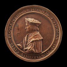 Tommaso Guadagni, 1454-1533, Banker, Florentine Consul at Lyon 1505, Municipal Counselor 1506-1527, Counselor to François I 1523 [obverse], early 16th century.