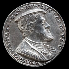 Charles V, 1500-1558, King of Spain 1516-1556, Holy Roman Emperor 1519 [obverse], 1530.