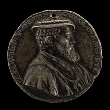 Charles V, 1500-1558, King of Spain 1516-1556, Holy Roman Emperor 1519 [obverse], 16th century.