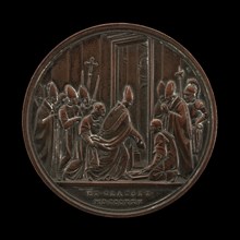 Leo XII and Cardinals Concluding the Jubilee Year [reverse], 1825.