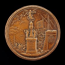 Allegorical Monument to the Liberation of Messina [reverse], 1678.