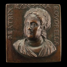 Beatrice Roverella, c. 1510-1575, Wife of Paolo Manfroni and Ercole Rangone [obverse], 16th century.