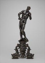 Andiron: Vulcan with His Anvil, 18th century.
