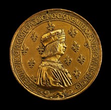 Louis XII, 1462-1515, King of France 1498 [obverse], 1499/1500.