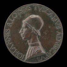 Giovanni Alvise Toscani, c. 1450-1478, Milanese Jurisconsult, Consistorial Advocate, and Auditor General under Pope Sixtus IV [obverse].