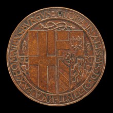 Arms of Filiberto Impaling Those of Margaret [reverse], 1502.