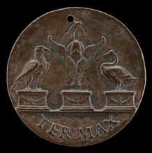 Cherub, Swan, and Eagle [reverse], c. 1513.