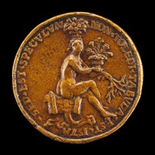 Woman Sitting on a Saddle [reverse], 1518.
