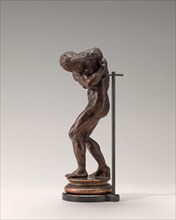 Male Nude Standing in a Fearful Pose, probably 1530s. Possibly by Niccolò Tribolo.