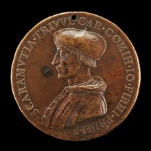 Scaramuccia di Gianfermo Trivulzio, died 1527, Bishop of Como 1508, Cardinal 1517 [obverse], probably 1518/1525.
