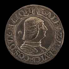 Galeazzo Maria Sforza, 1444-1476, 5th Duke of Milan 1466 [obverse], 16th century.