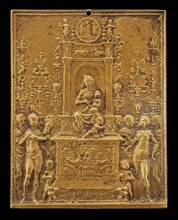 Madonna and Child Enthroned with Saints, late 15th - early 16th century.
