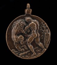 Hercules and the Nemean Lion [reverse], c. 1520.