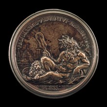 Personification of the River Arno [reverse], 1708.