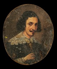 Portrait of a Young Man in Oil [reverse], 17th century.