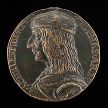 Achille Tiberti of Cesena, died 1501, c. 1495.